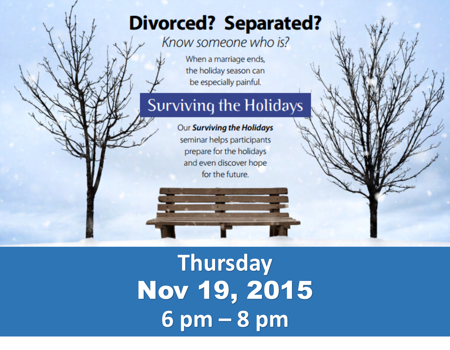 Divorce Care Surviving the Holidays